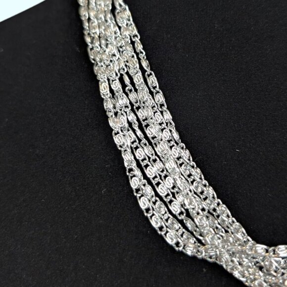 Vintage Sarah Cov 8-Strand Chain Necklace - Picture 3 of 7